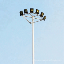 factory direct supply customized 25m 30m high mast lighting pole for stadium lighting with good price